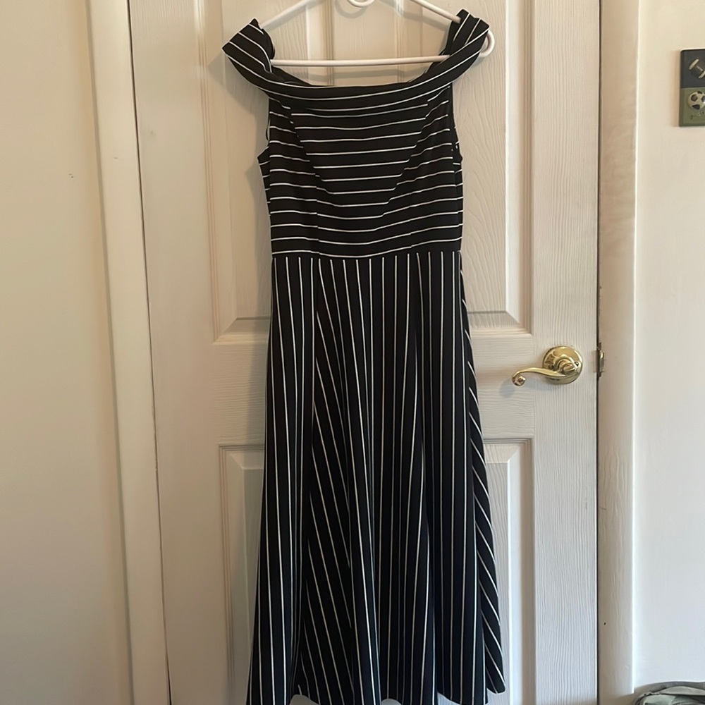 NWOT Audrey Hepburn inspired off the shoulder dress.